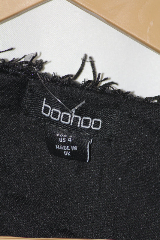 Boohoo Black Sleeveless Bodycon Dress