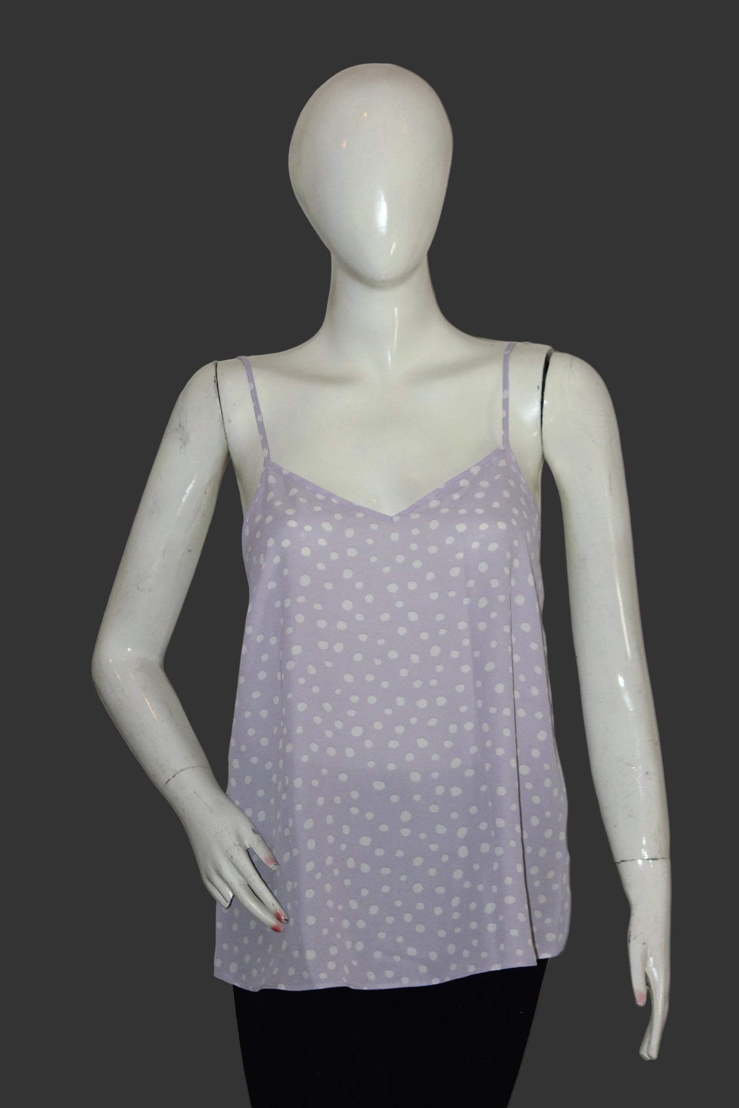 Primark Purple Polka Dot Tank Top – Medium