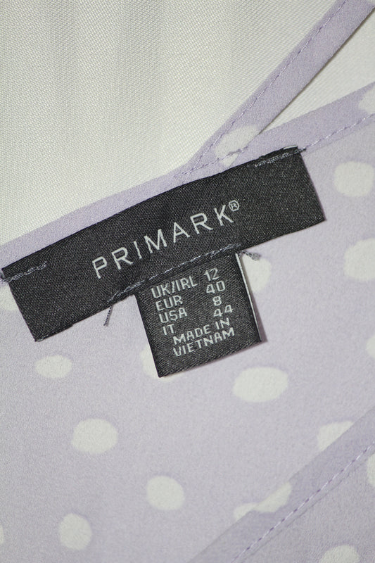 Primark Purple Polka Dot Tank Top – Medium