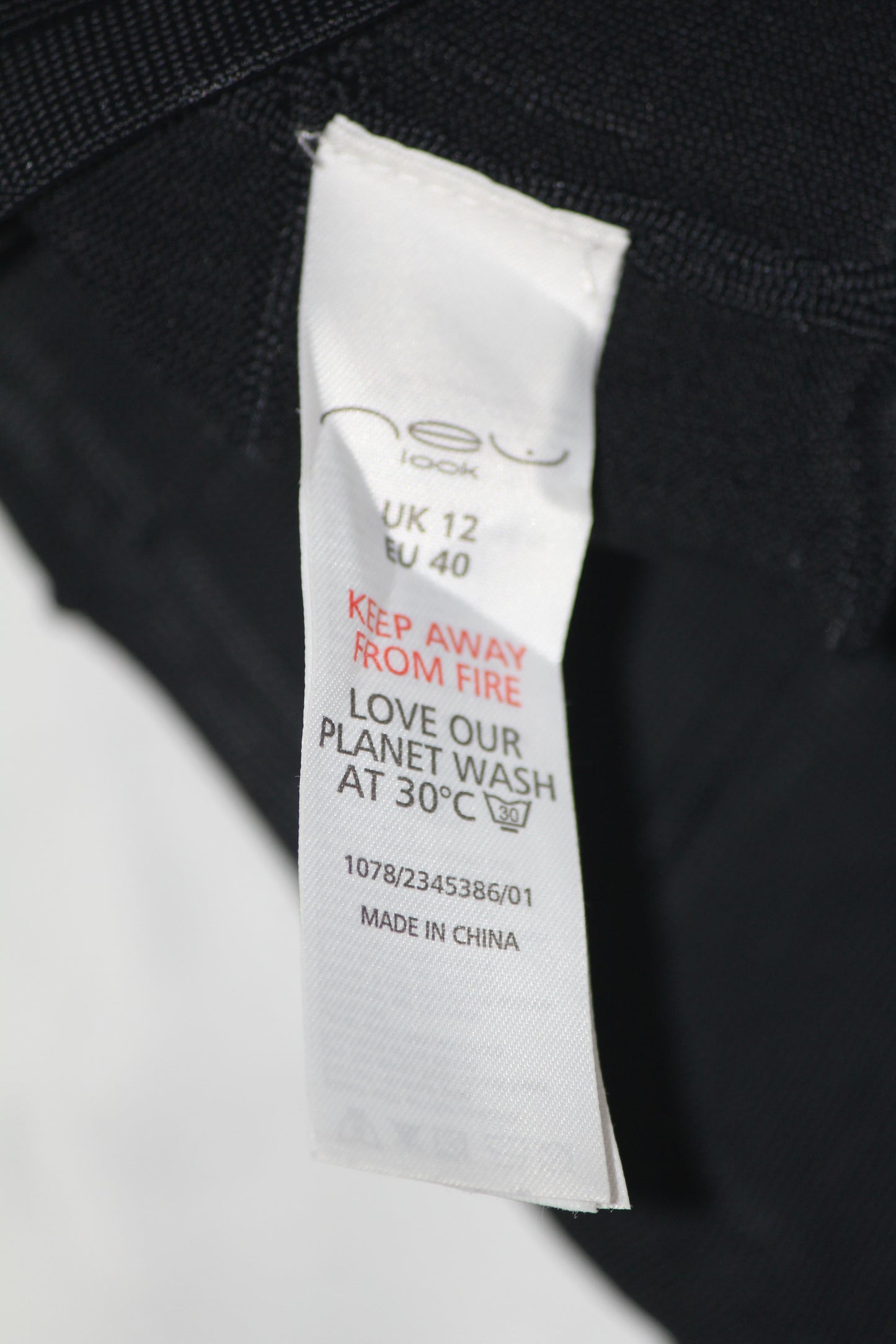 New Look Navy Blue Sleeveless Bodycon Dress