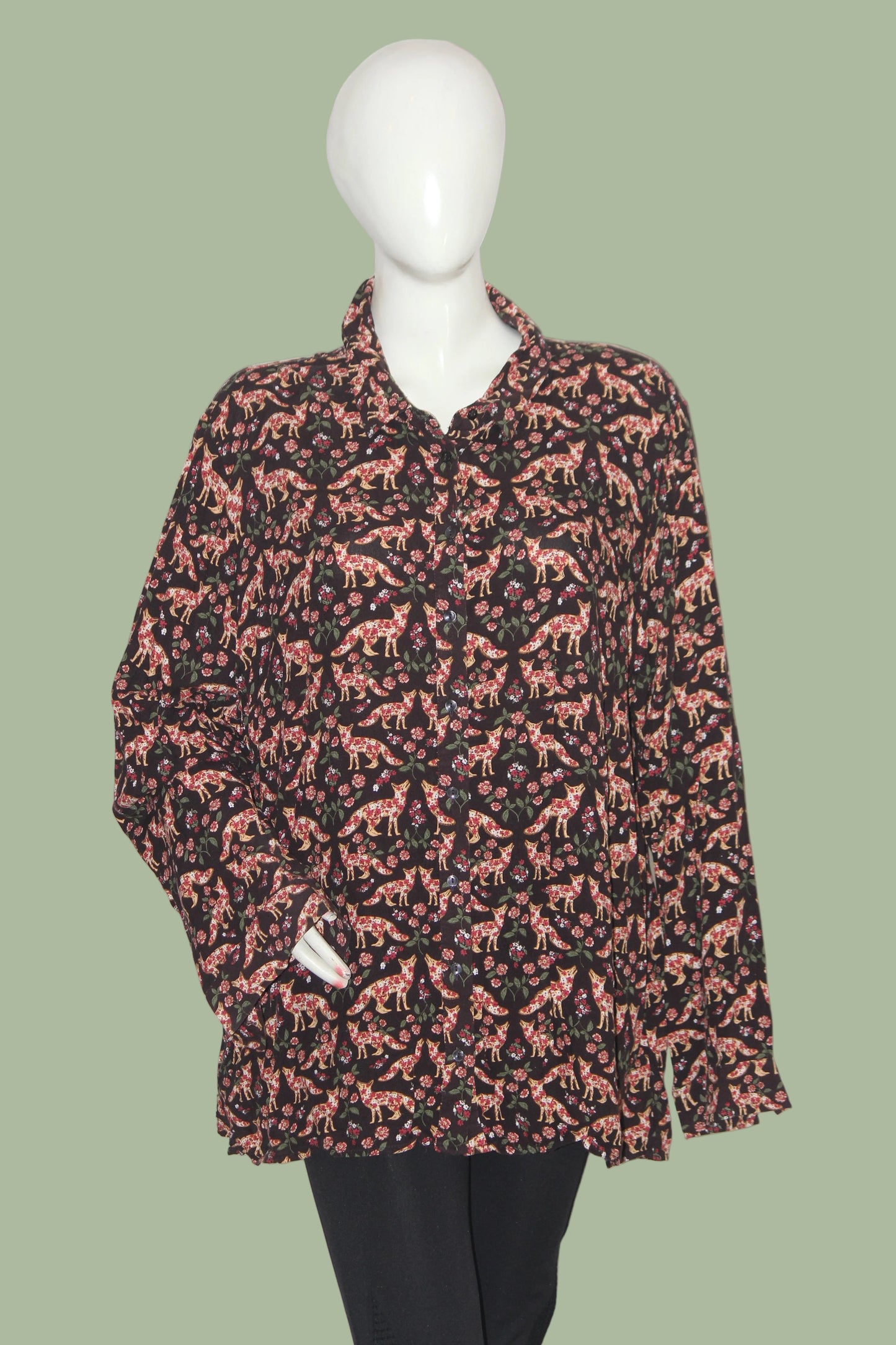 Earthy Tones – TU Brown Full Sleeve Button Down Shirt
