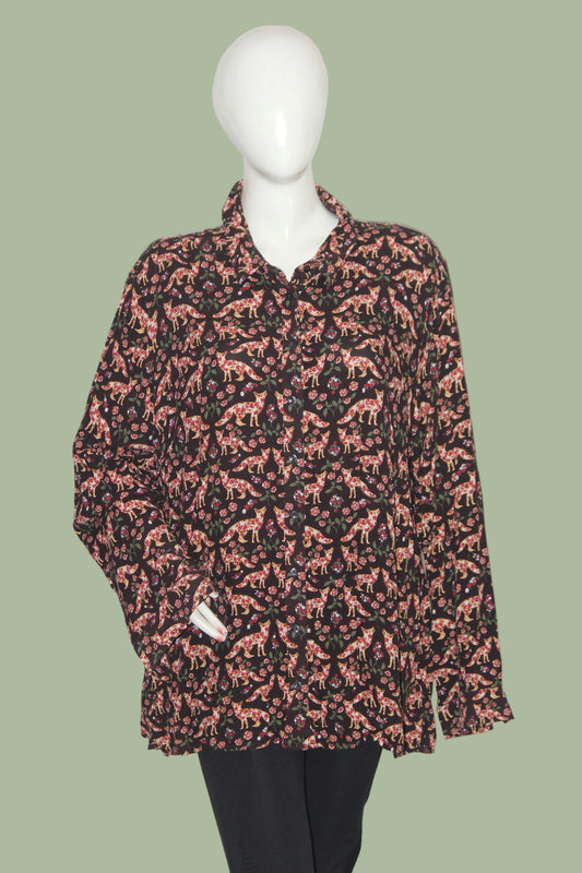 Earthy Tones – TU Brown Full Sleeve Button Down Shirt
