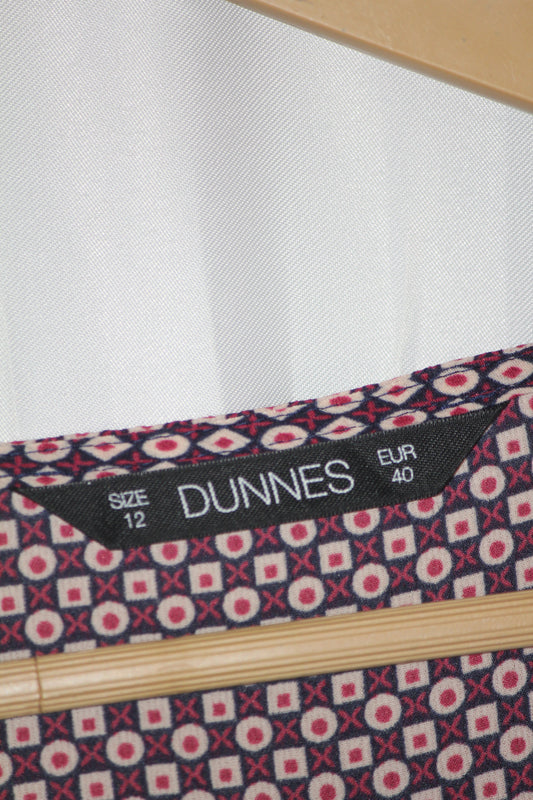 Walnut Whisper – Dunnes Brown Dotted Button Down Shirt