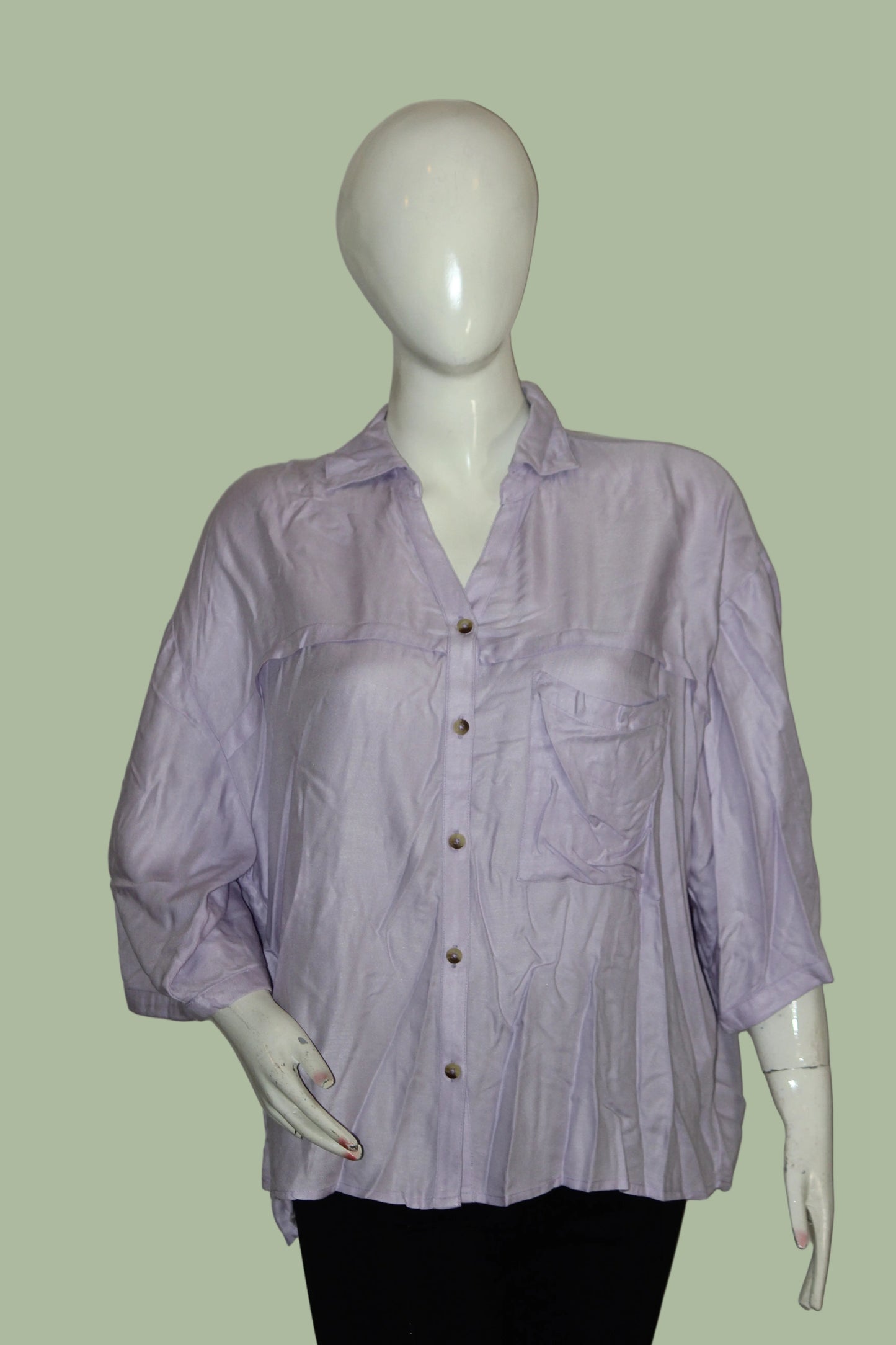 Light Purple Viscose Shirt – Next