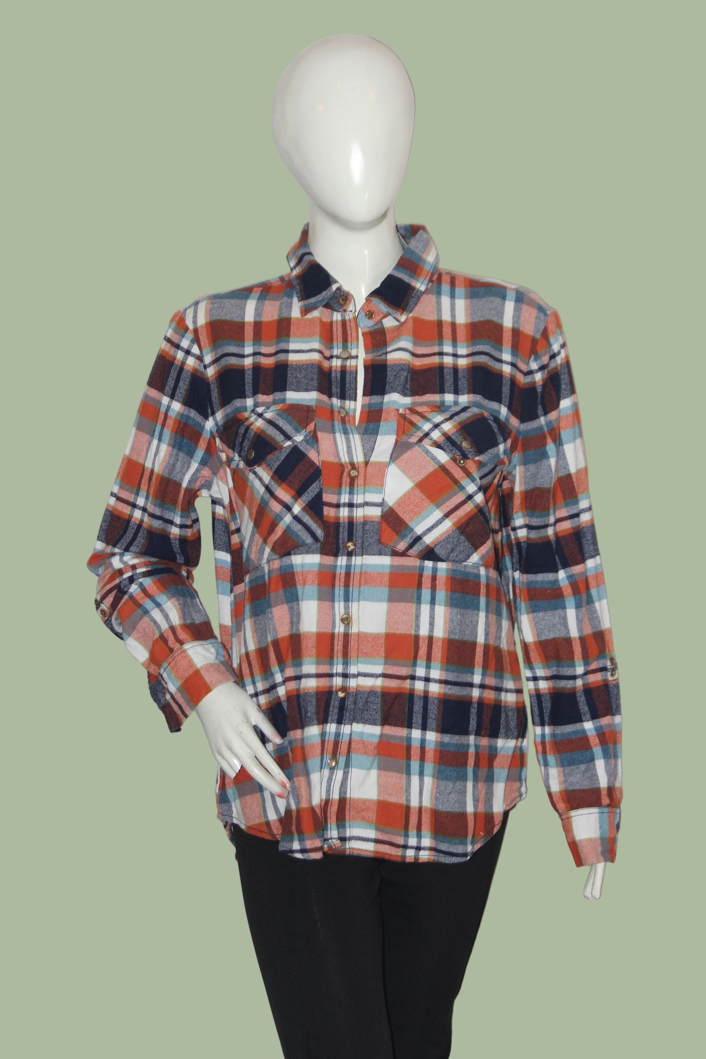 Rustic Plaid – Atmosphere Button Down Shirt