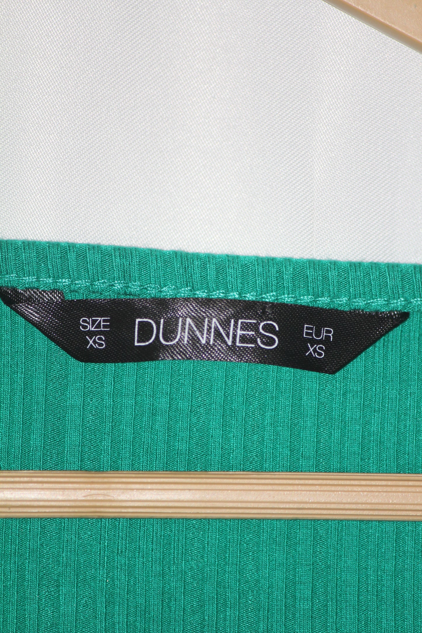 Dunnes Green Button Down Full Sleeve Crop Top for Women – XS