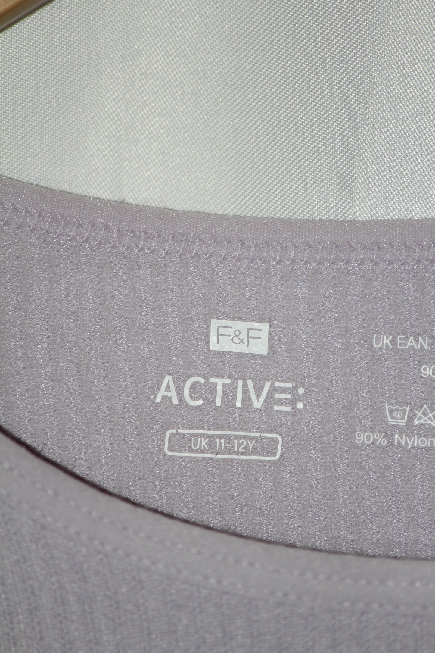 F&F Light Purple Full Sleeve Crop Top for Women – Medium