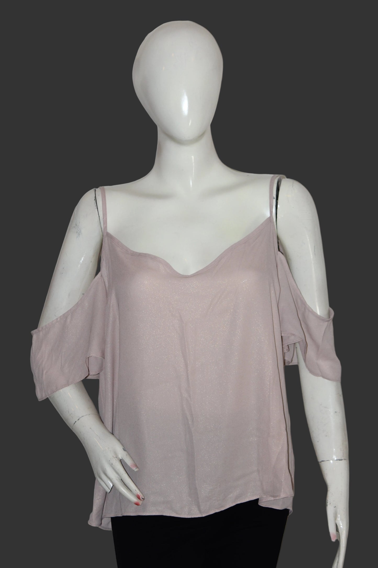 Atmosphere Off-White Sleeveless Crop Top for Women – Small