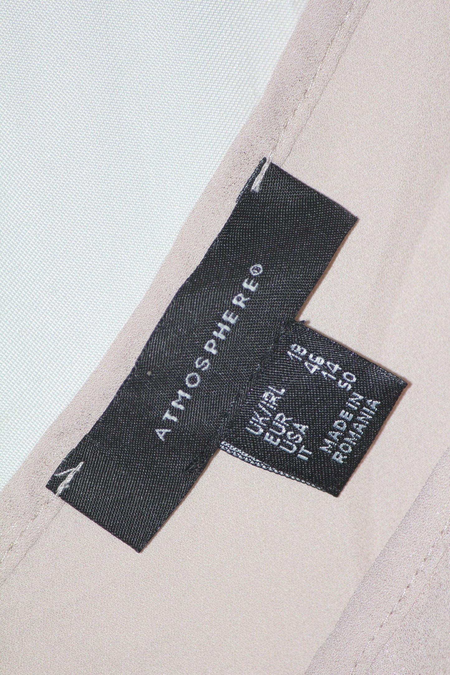 Atmosphere Off-White Sleeveless Crop Top for Women – Small