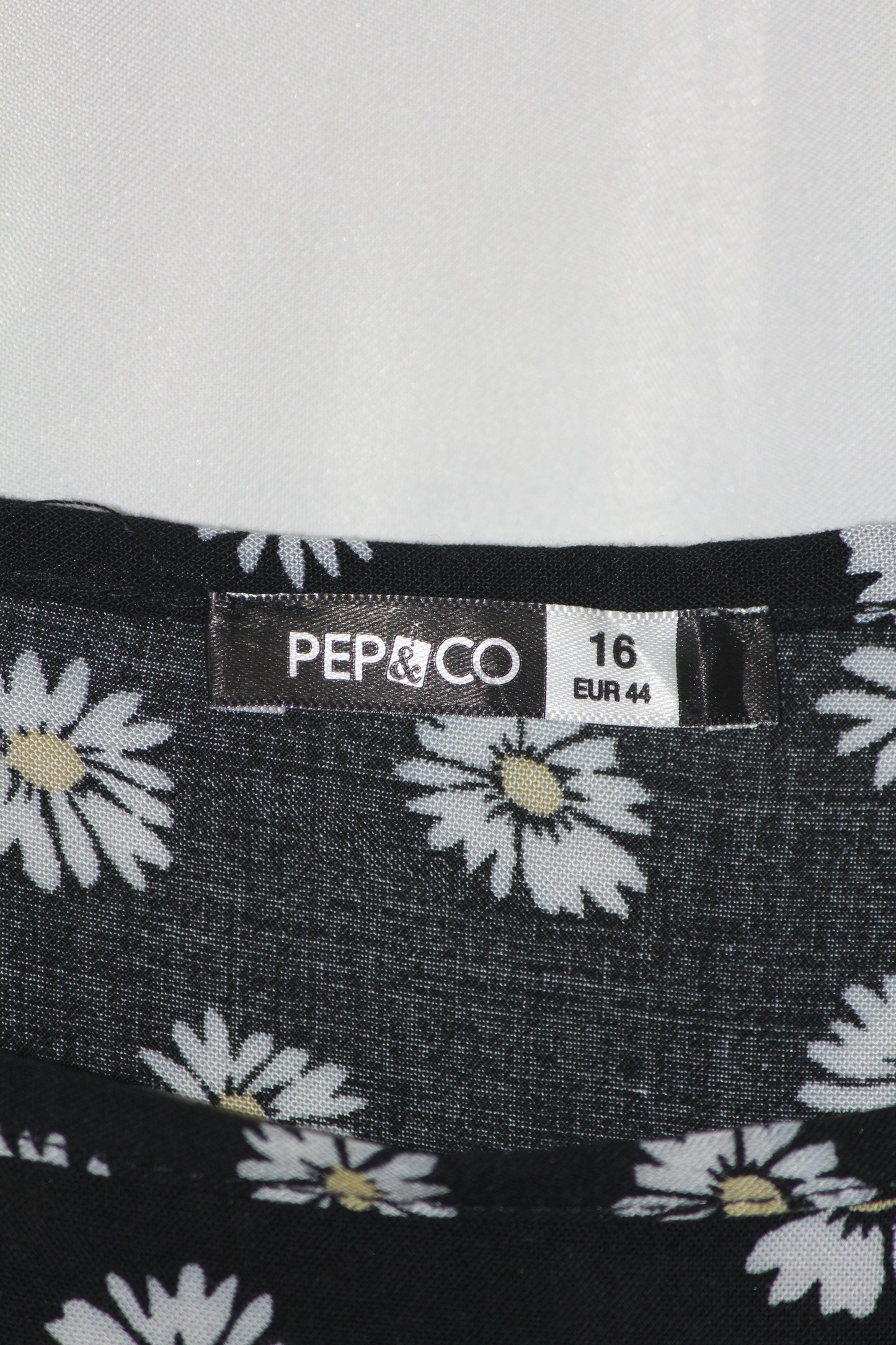 Pep&Co Floral Black Tank Top
