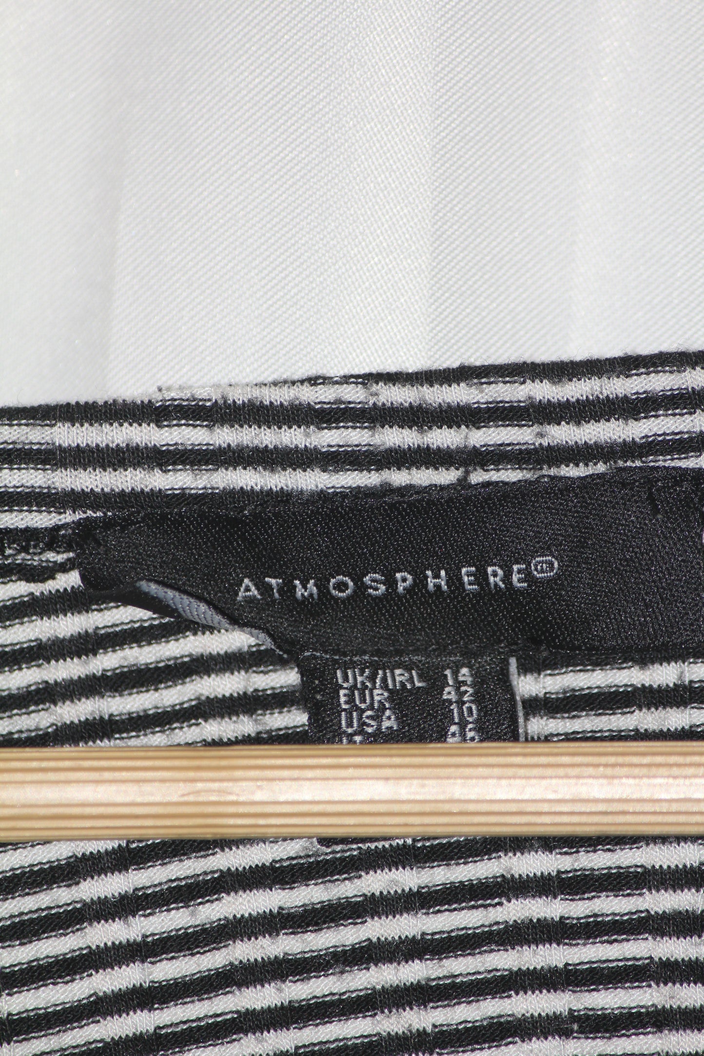 Atmosphere Striped Winter Crop Top