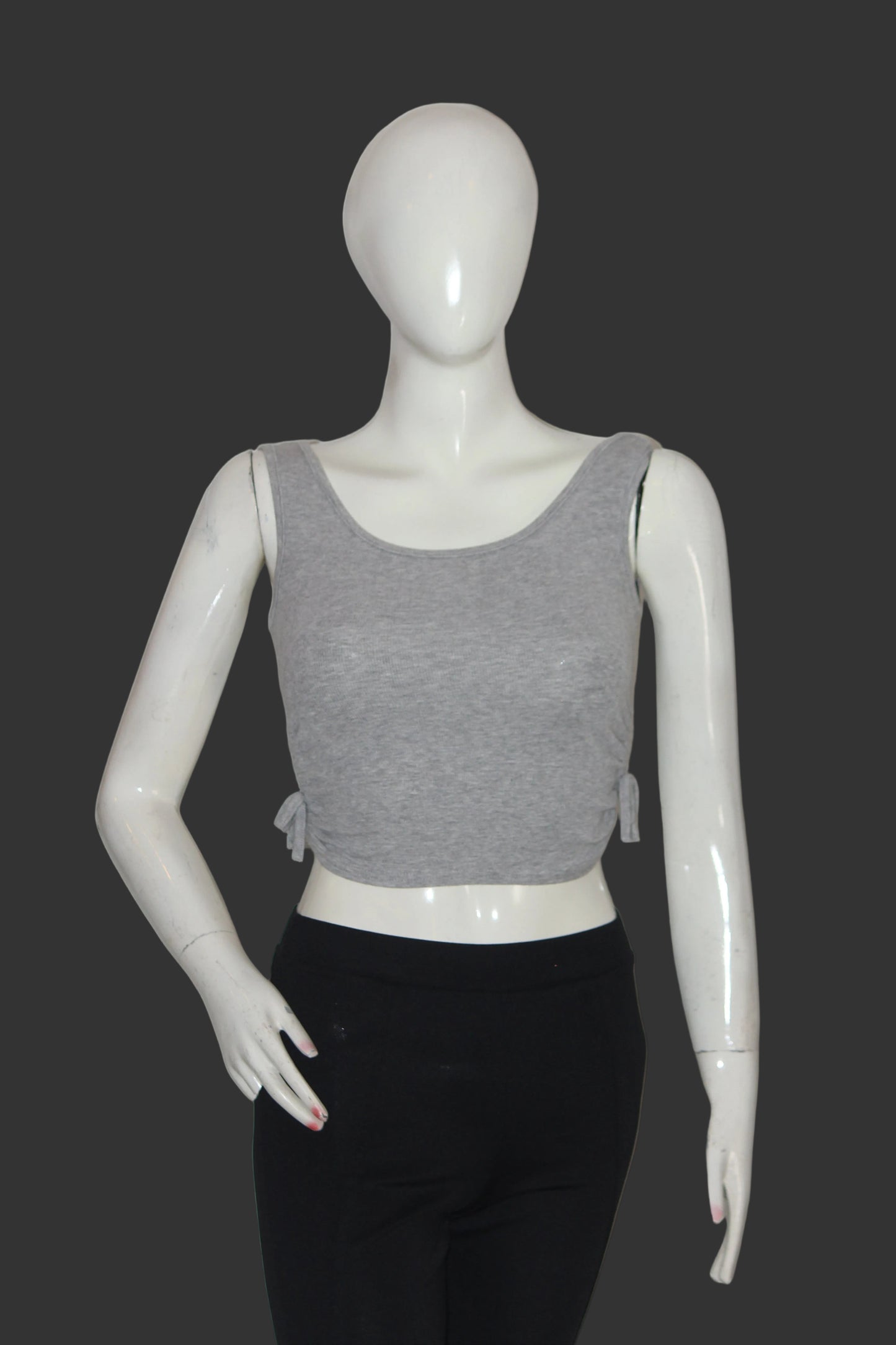 Shein Grey Crop Top - Small