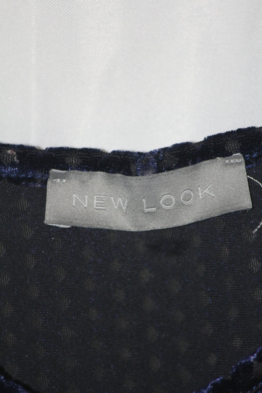New Look Blue Crop Top