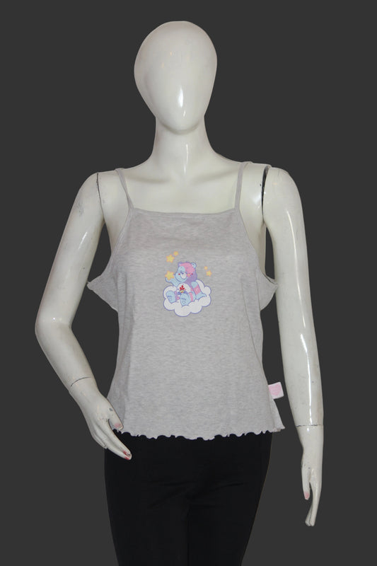 Care Bear White Tank Top – Large (Light & Comfortable)