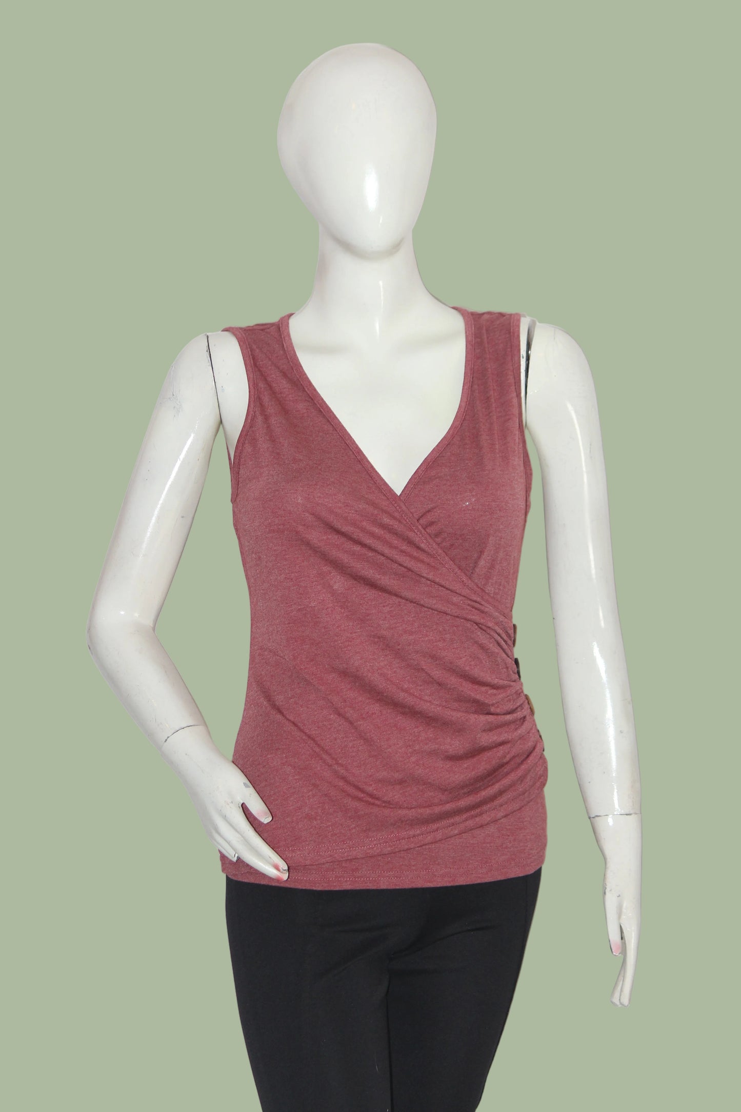 Shein Maroon Tank Top – Medium (Everyday Essential)