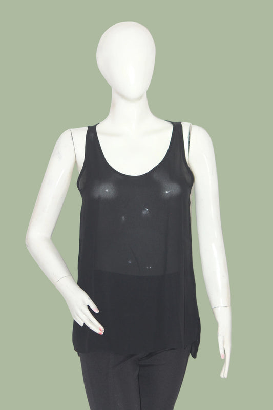 Primark Black Tank Top – Medium (Versatile Basic)