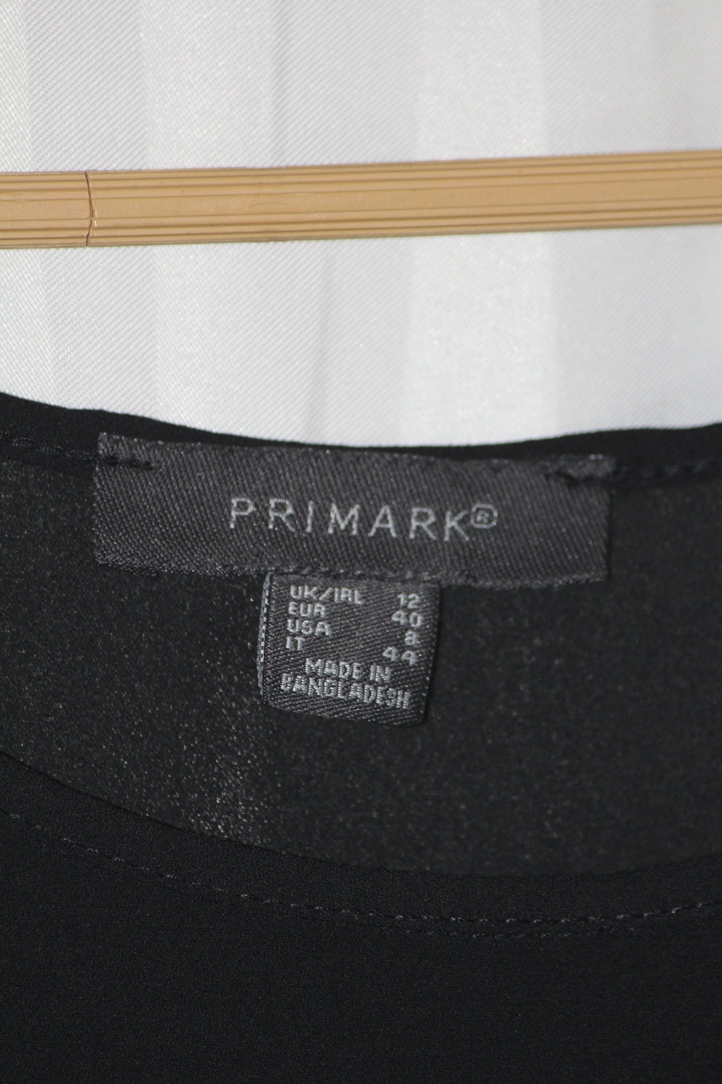 Primark Black Tank Top – Medium (Versatile Basic)