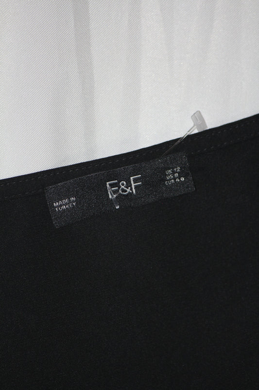 F&F Black Tank Top – Medium (Everyday Essential)