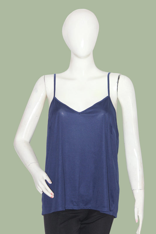 Tu Woman Navy Blue Tank Top – Large (Classic Look)