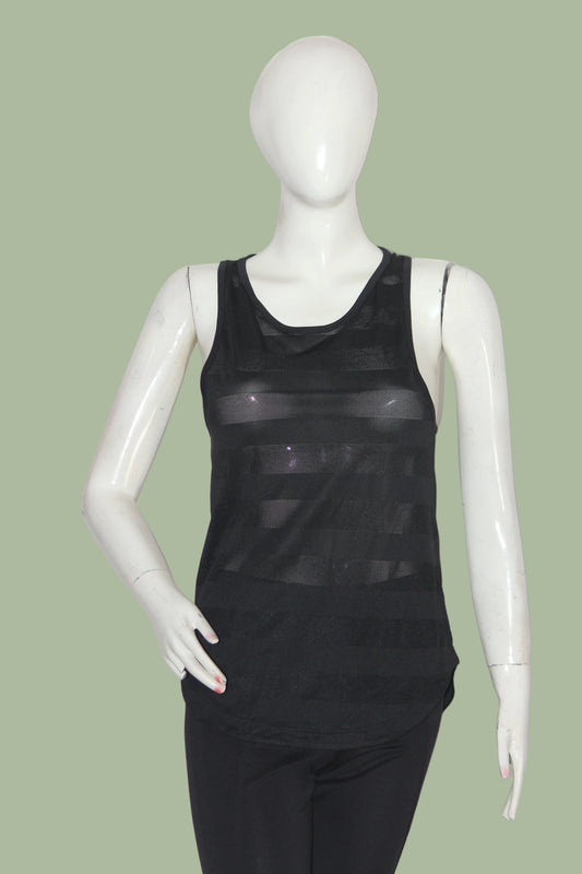 Adidas Black Tank Top – XS (Sporty & Lightweight)