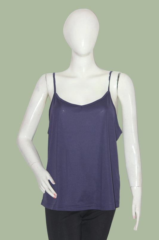 DUNNES STORES Navy Blue Tank Top – Large (Classic Essential)
