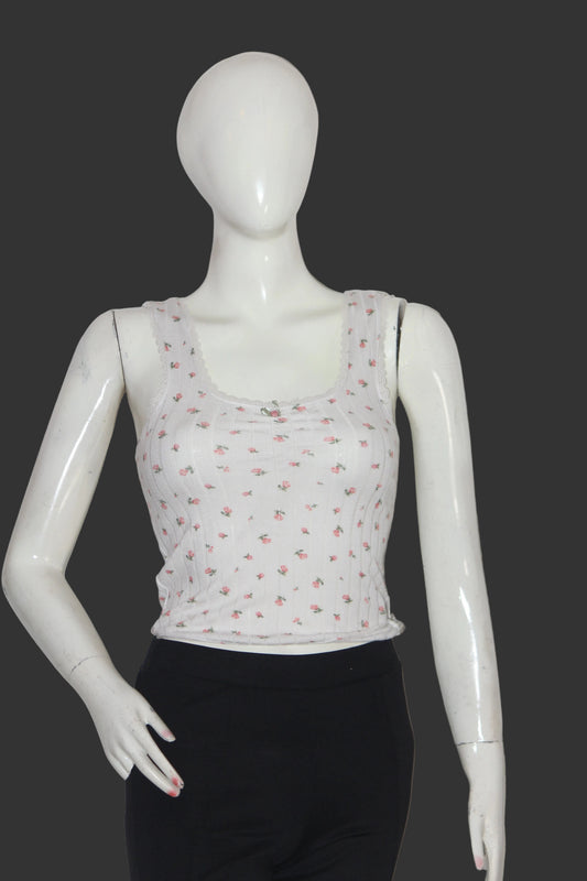 Primark White Tank Top – Small (Lightweight Basic)