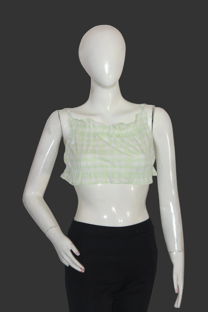 H&M Off white Crop Top – Small (Summer Essential)