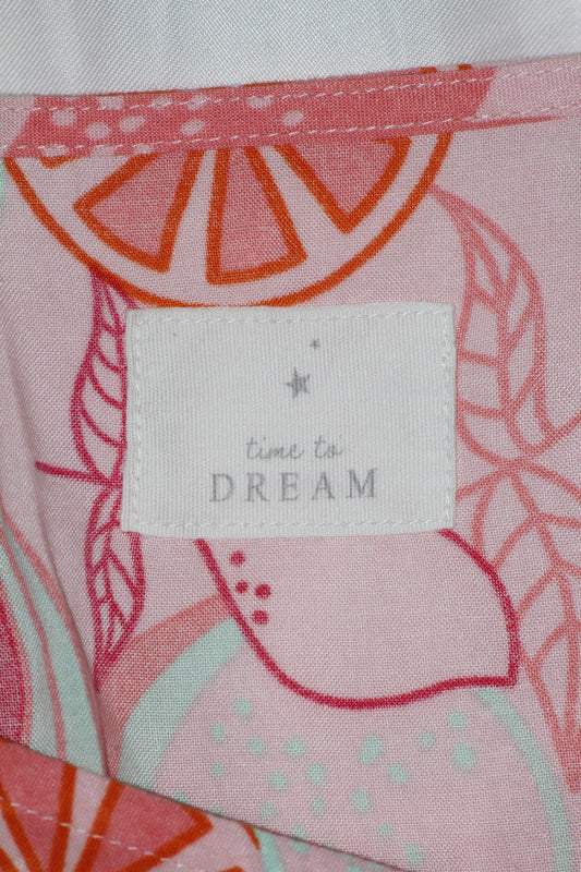 Time to Dream Pink Floral Tank Top – Large (Fun & Vibrant)