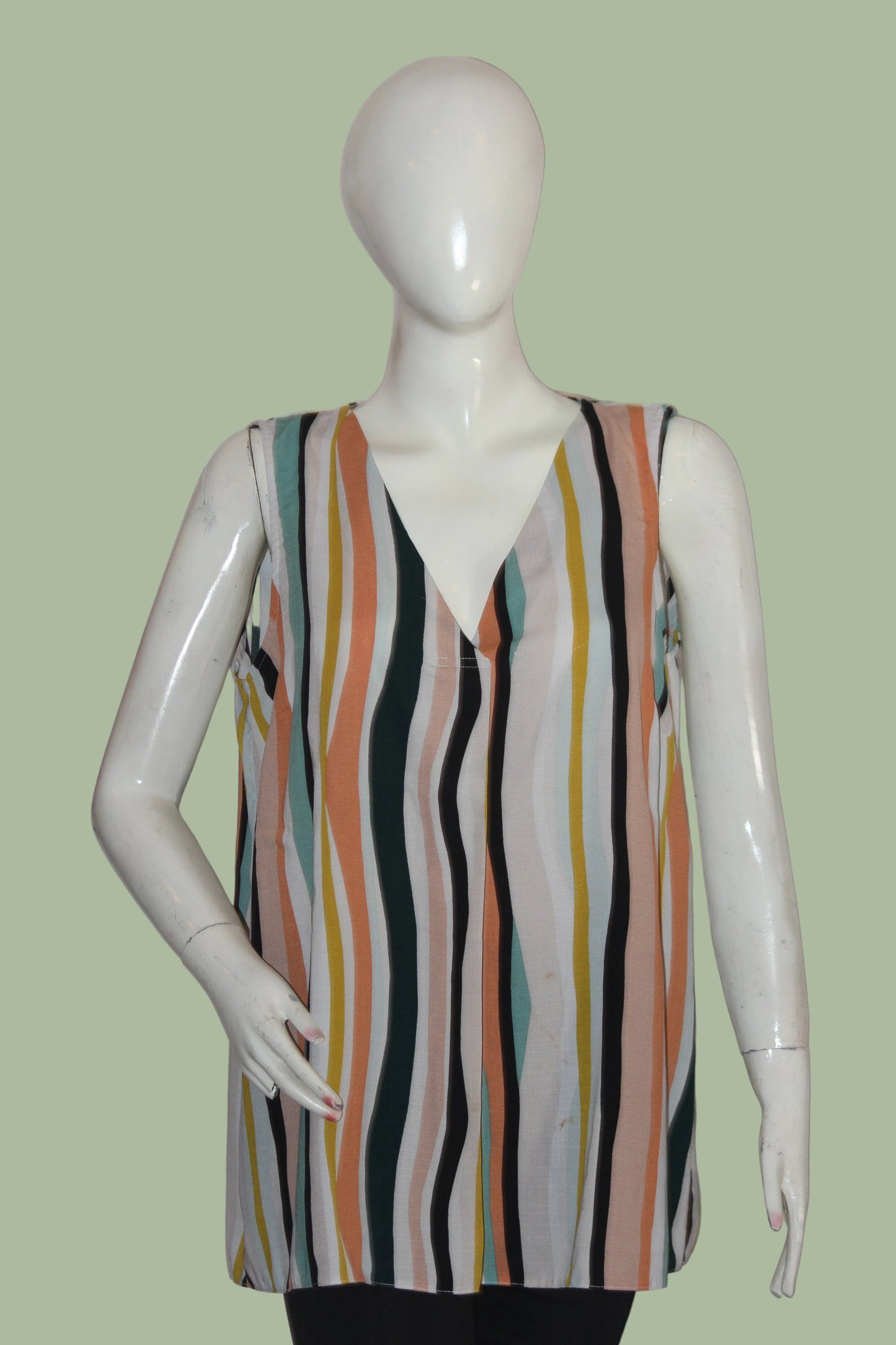George Multi-Color Striped Tank Top for Women – Small