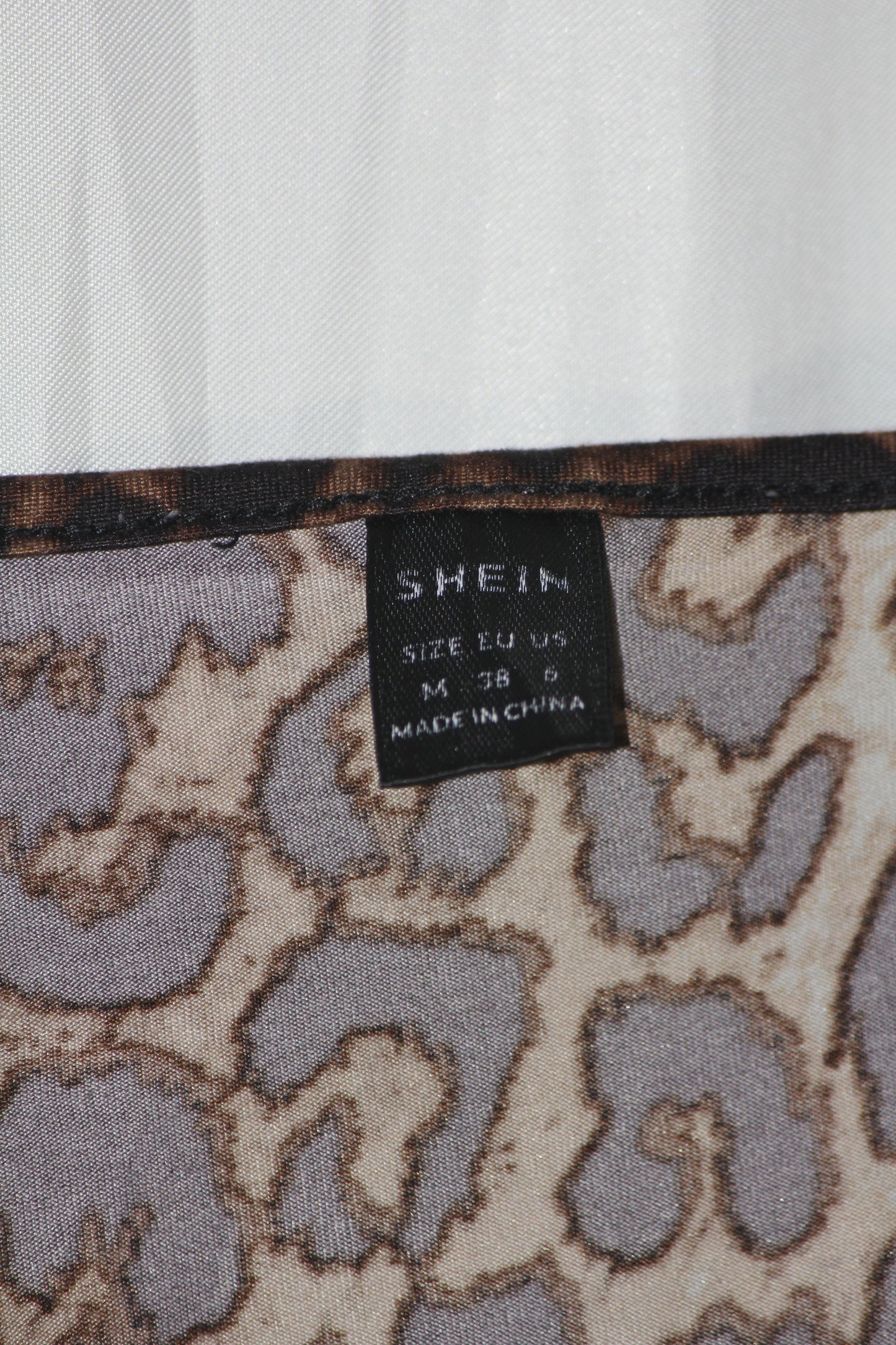 Shein Cheetah Print Tank Top – Medium (Bold Style)