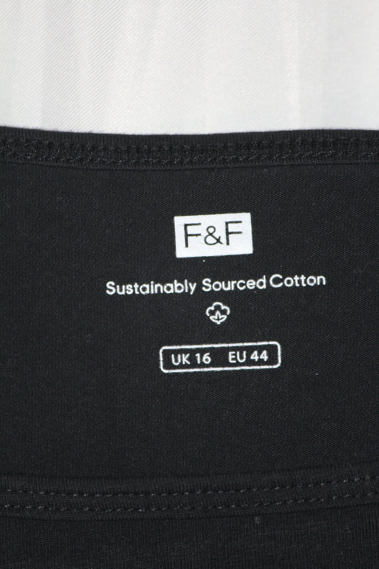 F&F Black Tank Top – Medium (Everyday Essential)