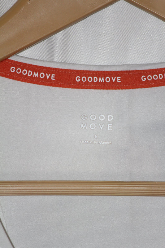 Good Move White Polyester Tank Top – Small (Casual Essential)