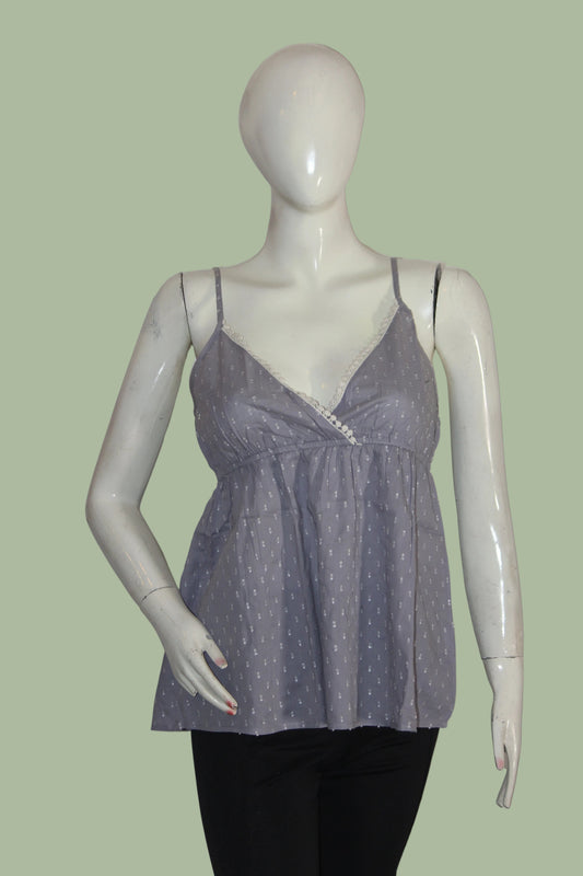 Love to Lounge Blue Dot Tank Top – Medium (Fun & Comfortable)