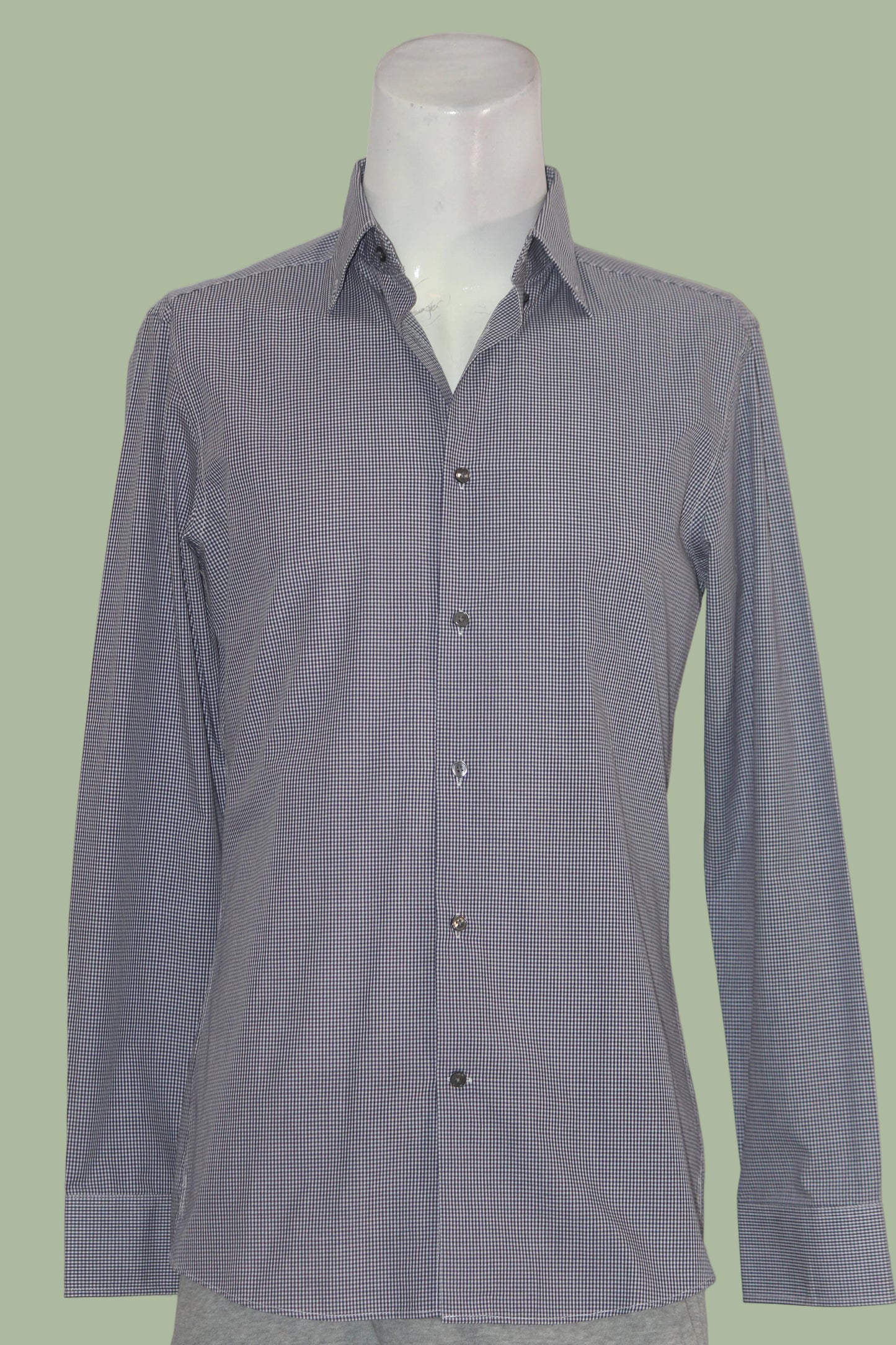 Next Grey Block Shirt – Medium