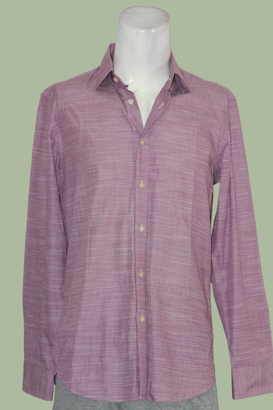 Savoy Taylors Pink Button Down Shirt – Medium (Men)