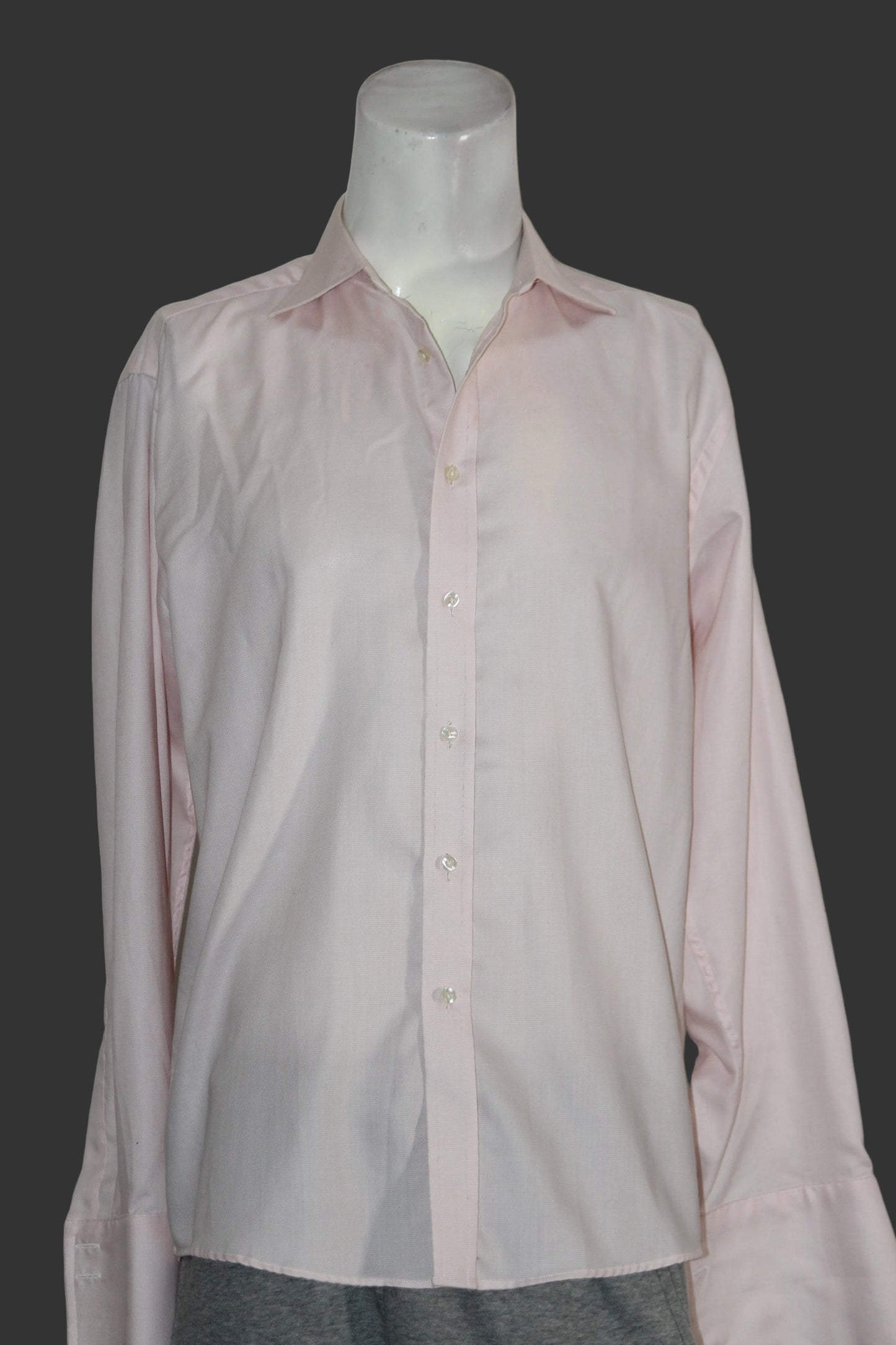 M&S Pink Cotton Shirt – Large (Men)