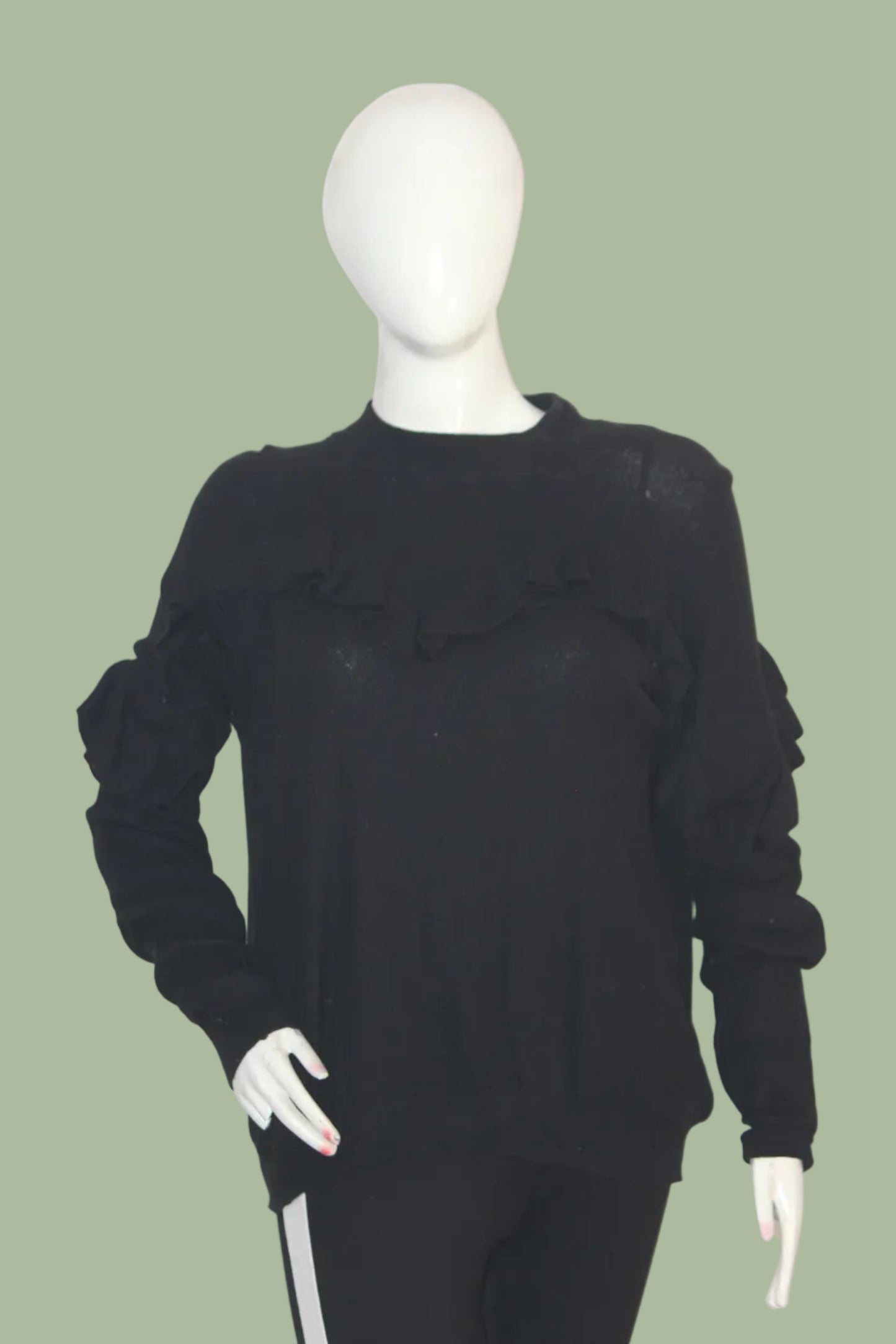 H&M Sleek Black Blouse