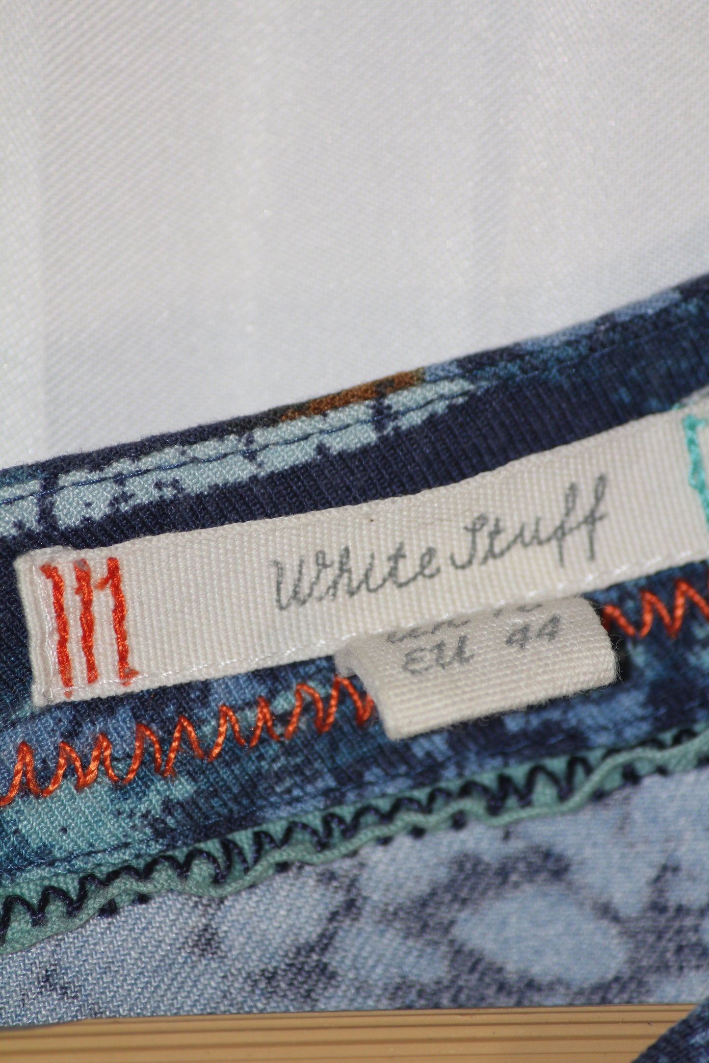 White Stuff Large Blue Lenzing Blouse