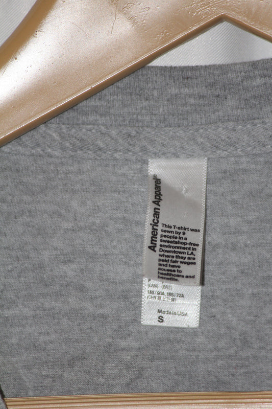 American Apparel Grey T-Shirt – Small