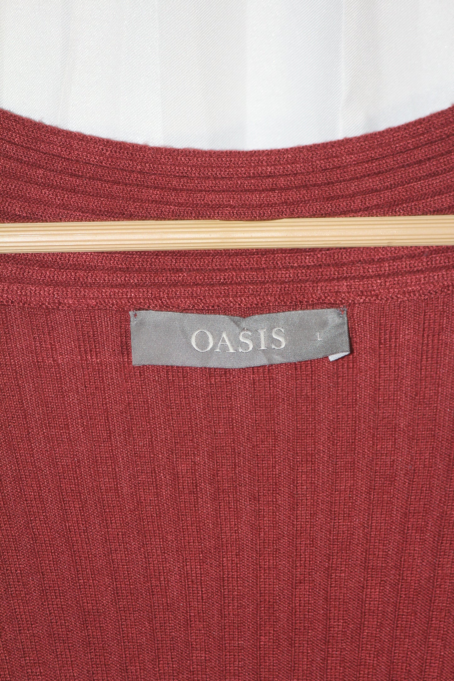 Oasis Maroon Cozy Blouse