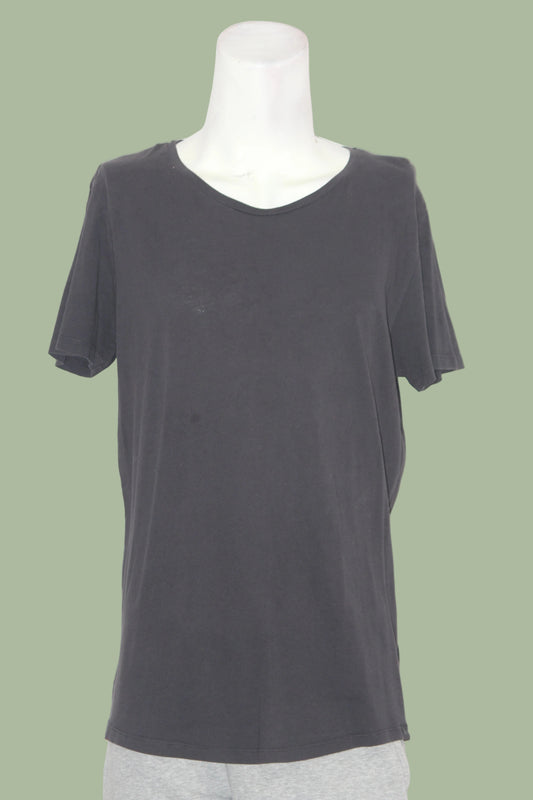 Lee Black Half Sleeve Cotton T-Shirt