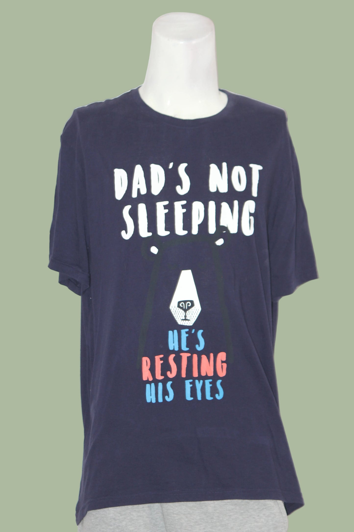 F&F Navy Printed XXL T-Shirt