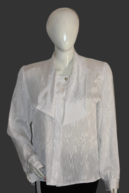 Sixth Sense White Blouse – Medium