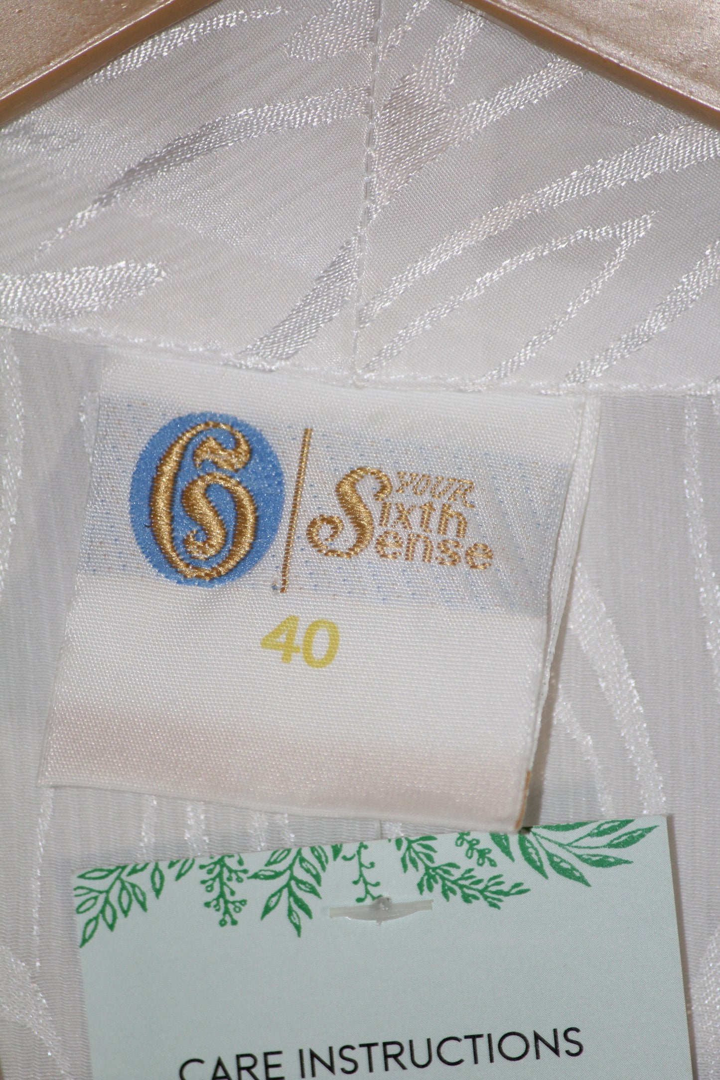 Sixth Sense White Blouse – Medium