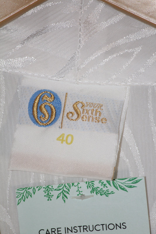 Sixth Sense White Blouse – Medium