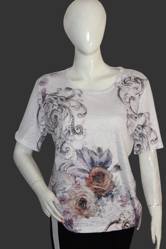 Short Sleeve Bling T-Shirt By Paramour