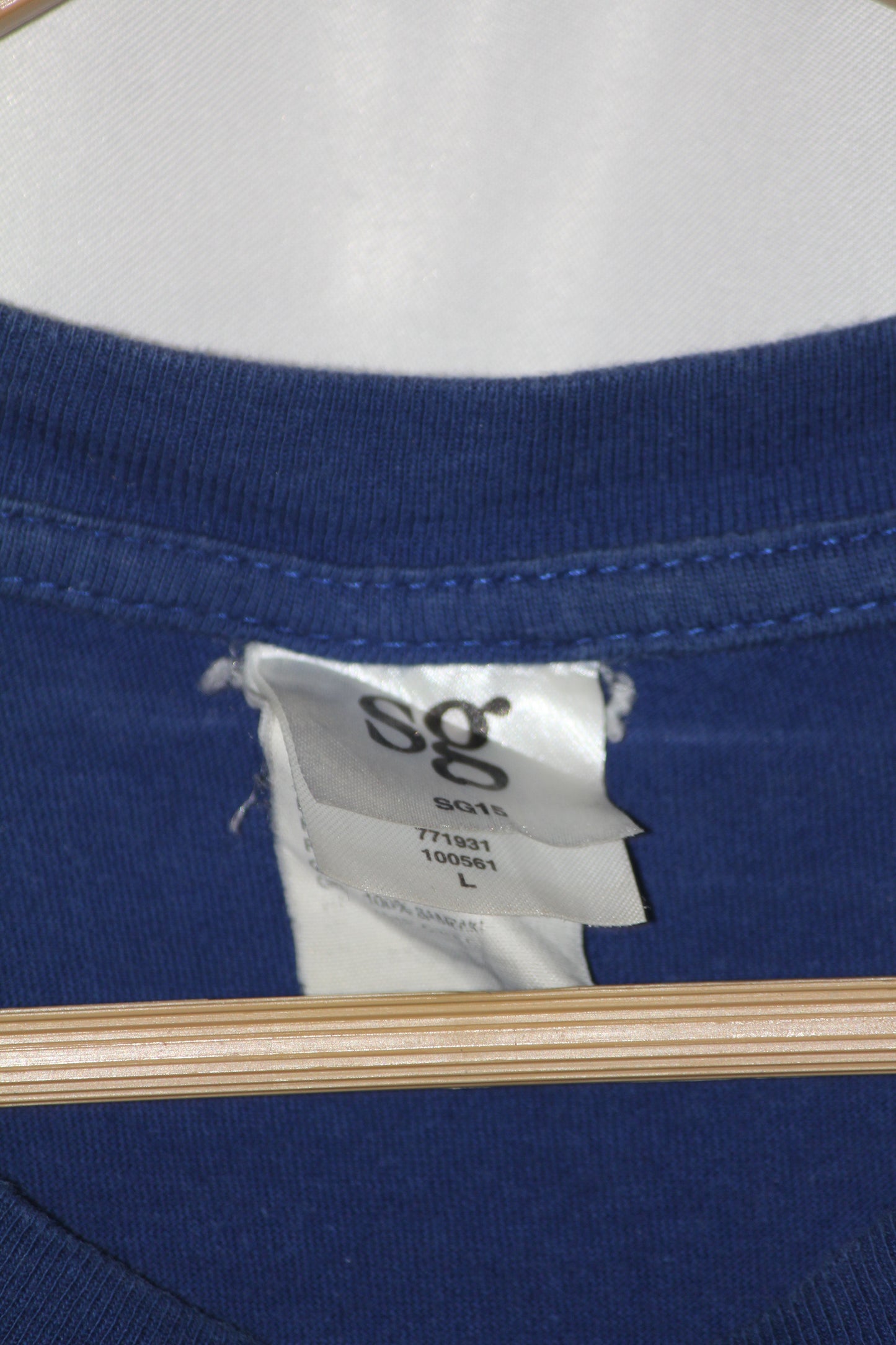 SG Blue Half-Sleeve T-Shirt
