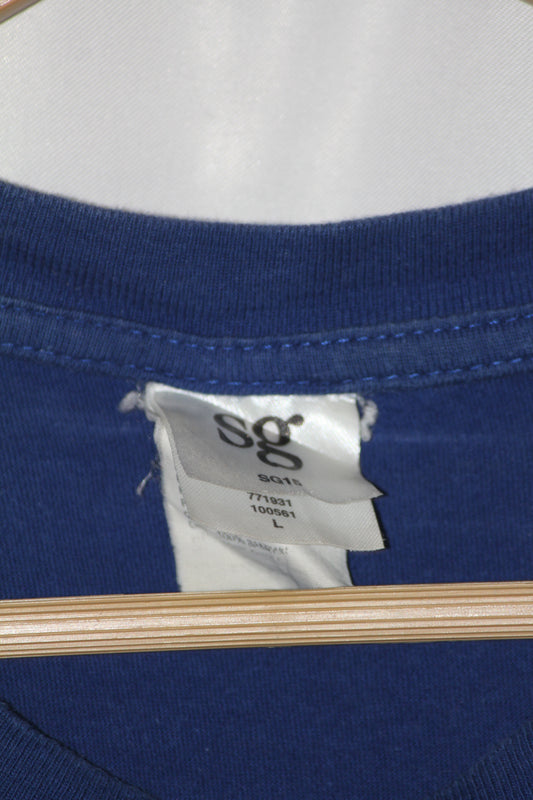 SG Blue Half-Sleeve T-Shirt