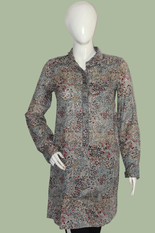 Comptoir Cotonniers Greyish White Blouse