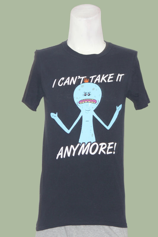 Gildan Black Small Printed T-Shirt